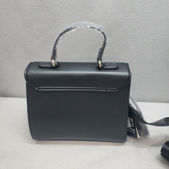 Valentino Orlandi Black Satchel V-2104 with Adjustable Strap and Wallet - NWT - Picture 3 of 8